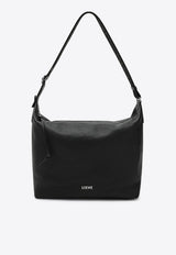 Loewe Cubi Calfskin Messenger Bag Black B906K70X22LE/R_LOEW-1100