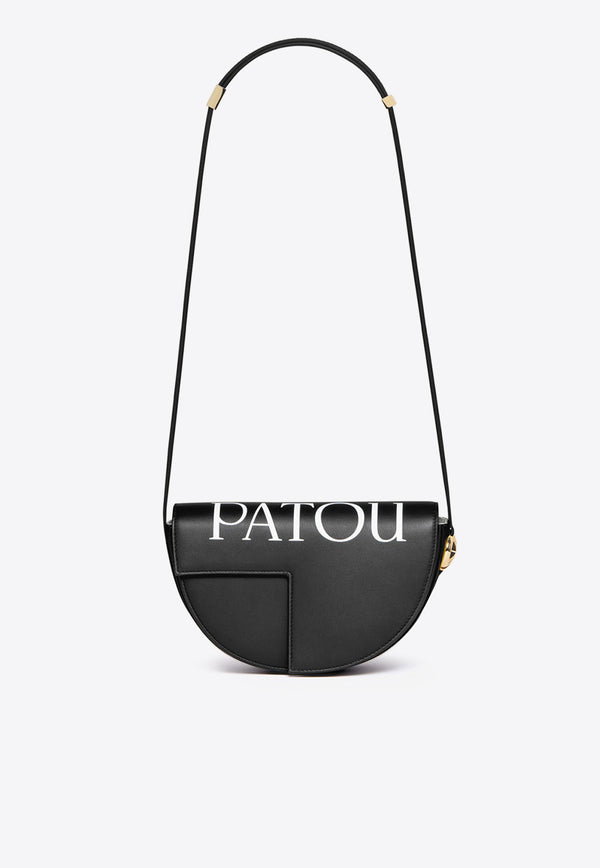 Patou Le Patou Leather Shoulder Bag Black