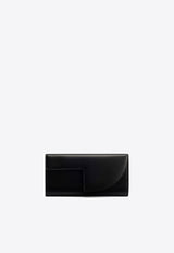 Patou Calf Leather Chain Clutch Bag Black BA013-5000BLACK