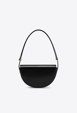 Patou Le Petit Calf Leather Shoulder Bag Black BA0245032LE/P_PATOU-999B