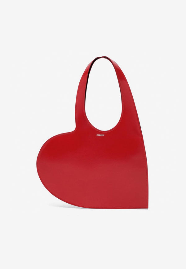 Coperni Mini Heart Leather Tote Bag Red BA14BISF6002LE/P_COPE-RED