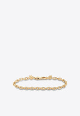 Emanuele Bicocchi Gold Rope Chain Skull Bracelet BAB3GMET/1