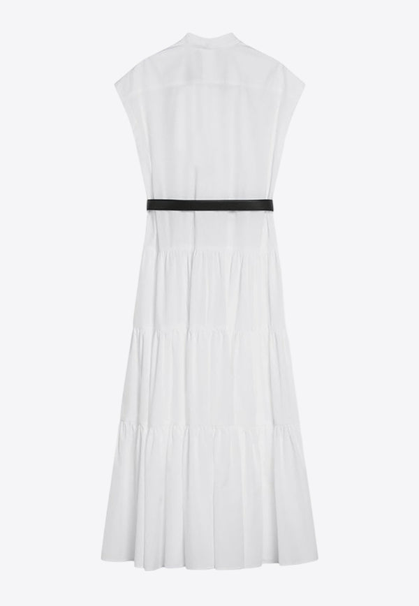 Max Mara Bairo Belted Midi Dress White BAIROCO/Q_MAXMS-001