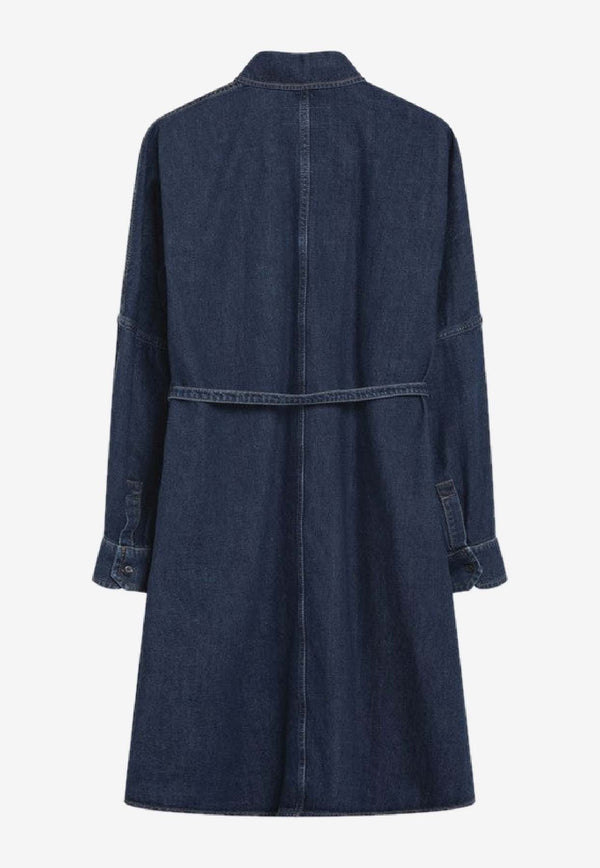 Weekend Max Mara Balenio Mini Denim Shirt Dress Blue BALENIODE/R_MAXMW-001