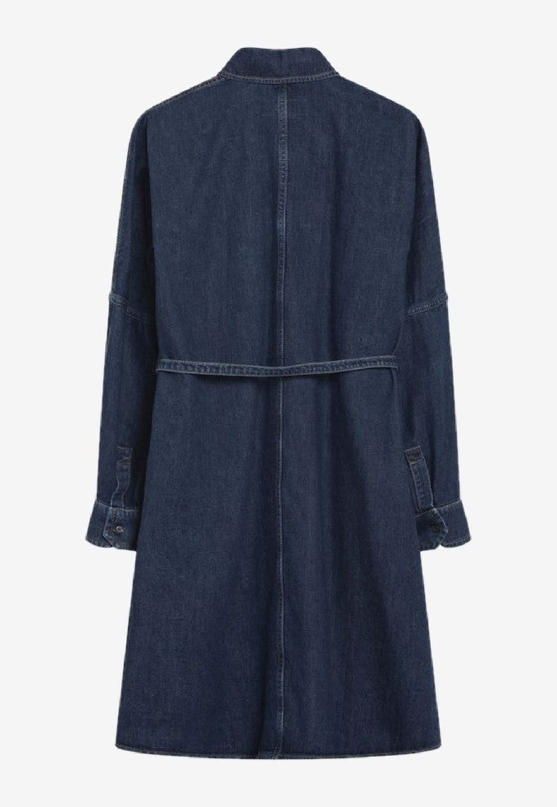 Weekend Max Mara Balenio Mini Denim Shirt Dress Blue BALENIODE/R_MAXMW-001