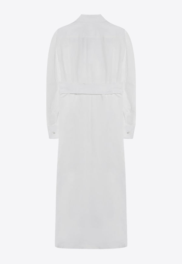 Max Mara Balzac Midi Shirt Dress White BALZACCO/Q_MAXM-002