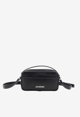 Jacquemus Baneto Leather Messenger Bag Black BAM00429AC01C01_BLACK