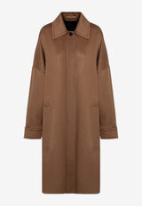 Max Mara Baruffa Oversized Cashmere Coat Brown BARUFFAWO/P_MAXMA-028