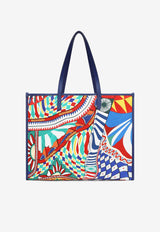 Dolce & Gabbana Large Psychedelic Carretto Print Tote Bag Multicolor BB2274 AI233 HH4KX
