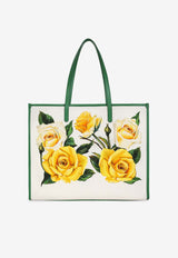 Dolce & Gabbana Large Rose Print Tote Bag BB2274 AI236 HA3VO Multicolor