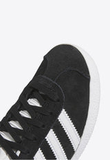 Adidas Kids Girls Gazelle Low-Top Suede Sneakers Black BB2507LS/O_ADIDS-BL