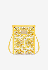 Dolce & Gabbana Small Majolica Print Tote Bag BB3025 AP026 HG3OB Yellow