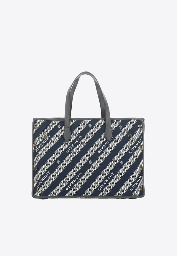 Givenchy Medium Bond Logo Tote Bag Blue BB50AVB0S0_000_404
