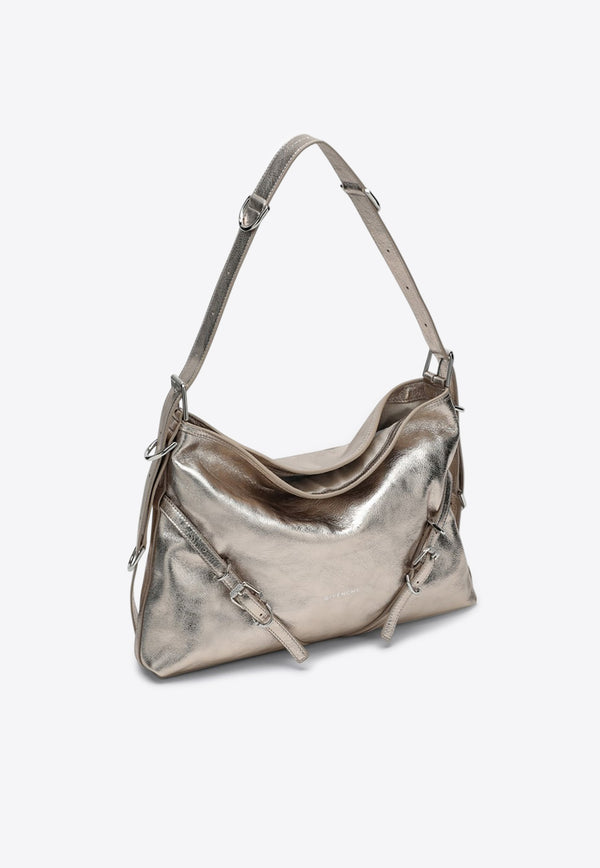 Givenchy Medium Voyou Laminated Leather Shoulder Bag Metal BB50SSB1ZB/Q_GIV-769