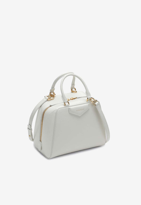 Givenchy Mini Antigona Cube Top Handle Bag Ivory BB50ZBB24B/P_GIV-105