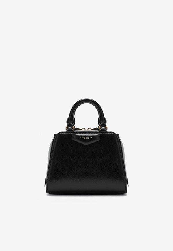 Givenchy Nano Antigona Cube Top Handle Bag Black BB50ZUB24B/P_GIV-001