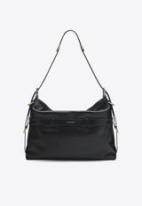 Givenchy Medium Voyou Calf Leather Shoulder Bag Black BB510BB1Q7/Q_GIV-001