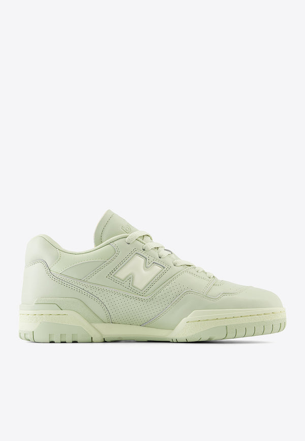 New Balance 550 Low-Top Sneakers in Deep Lichen Green with Pistachio Butter Green BB550MCC
