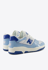 New Balance 550 Low-Top Sneakers in White and Blue BB550YKE