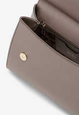 Dolce & Gabbana Large Sicily Top Handle Bag Brown BB6002A1001/O_DOLCE-80045