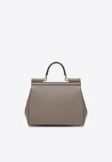 Dolce & Gabbana Large Sicily Top Handle Bag Taupe BB6002B1001/S_DOLCE-80045
