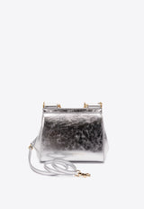Dolce & Gabbana Medium Sicily Crossbody Bag in Metallic Leather Bags Color