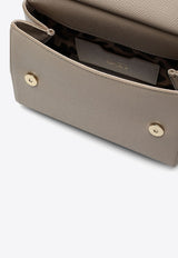Dolce & Gabbana Medium Sicily Leather Top Handle Bag BB6003A1001/O_DOLCE-80414