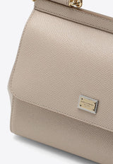 Dolce & Gabbana Medium Sicily Leather Top Handle Bag BB6003A1001/O_DOLCE-80414