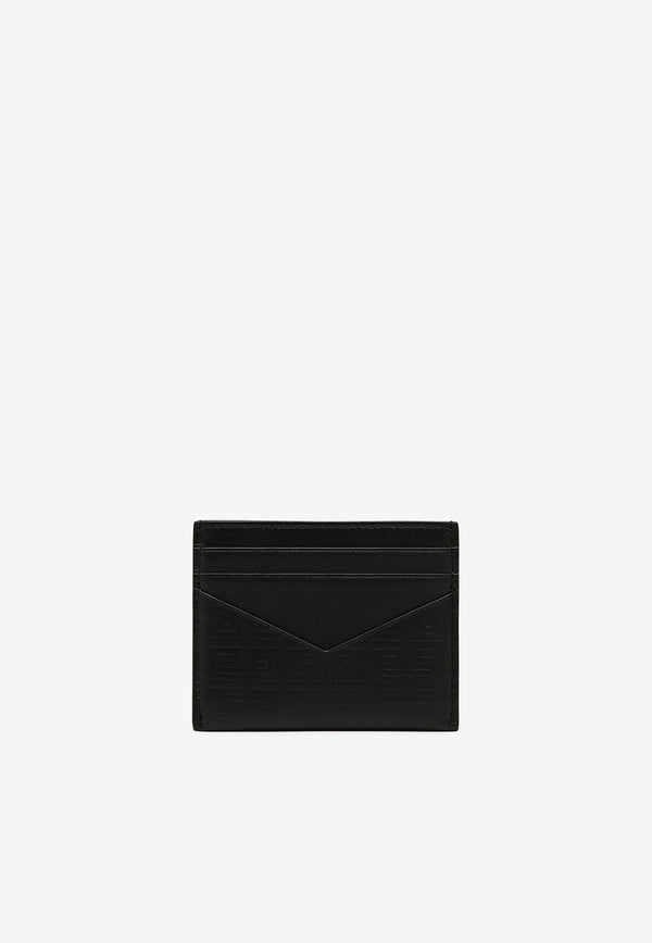 Givenchy G-cut Leather Cardholder BB60K9B1J5/O_GIV-001 Black