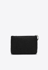 Givenchy Logo Raffia Clutch Bag Black BB60KSB1TX/P_GIV-001