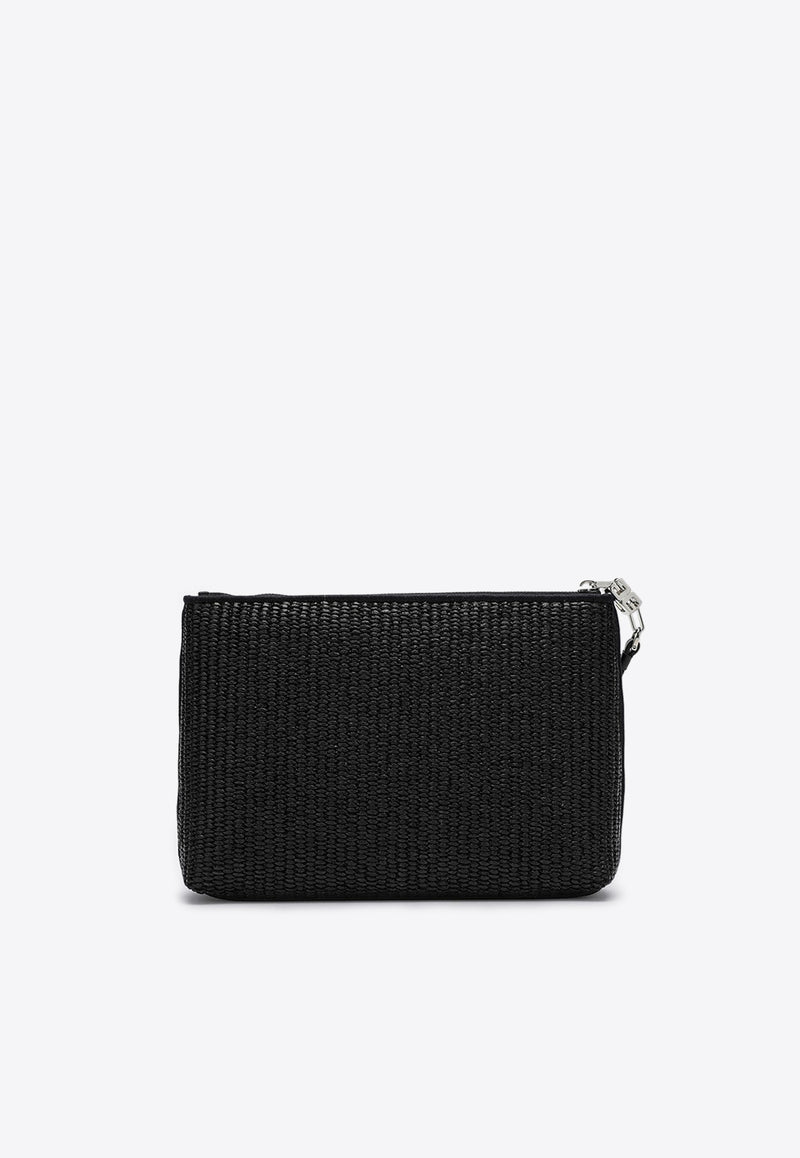 Givenchy Logo Raffia Clutch Bag Black BB60KSB1TX/P_GIV-001