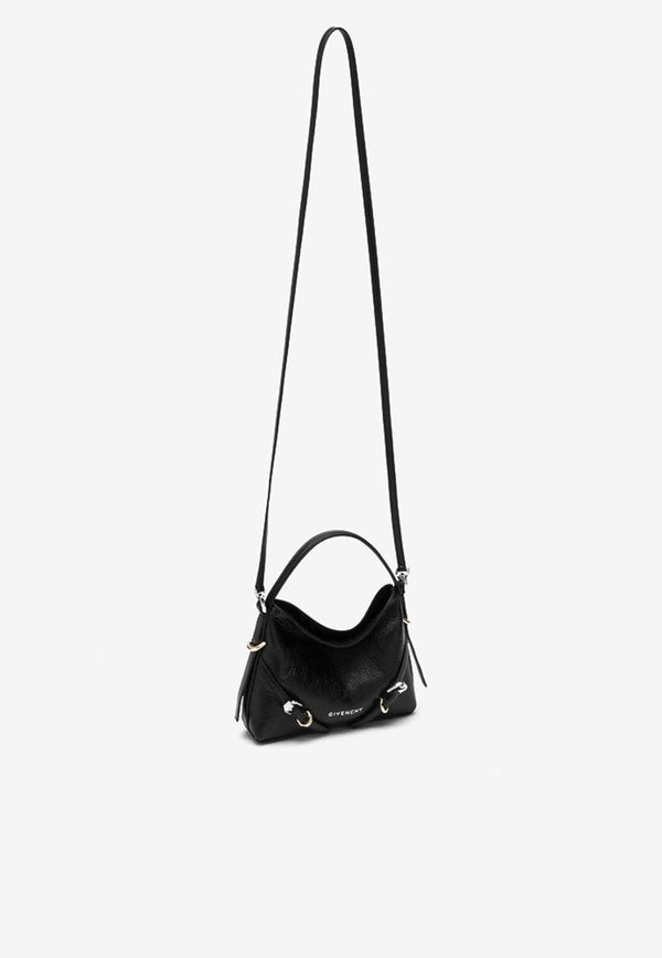 Givenchy Nano Voyou Leather Shoulder Bag Black BB60NHB1Q7/P_GIV-001