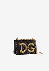 Dolce & Gabbana DG Girls Polka Dot Print Shoulder Bag BB6498 AV885 HN56W Black