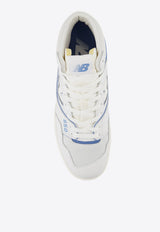 New Balance 650 High-Top Sneakers in White and Blue BB650RBU