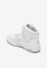 New Balance 650 Low-Top Sneakers in White Leather BB650RWWD12K53_000_WHITE