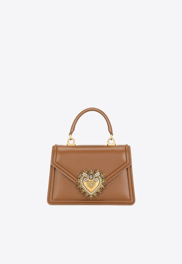Dolce & Gabbana Small Devotion Crossbody Bag in Calf Leather Bags Color