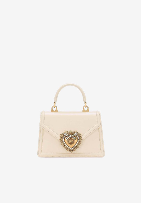 Dolce & Gabbana Small Devotion Top Handle Bag BB6711 AV893 8H000 Cream