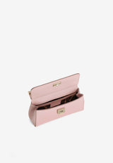 Dolce & Gabbana Mini Sicily Top Handle Bag in Dauphine Calfskin Pink BB7116 B1001 8H402