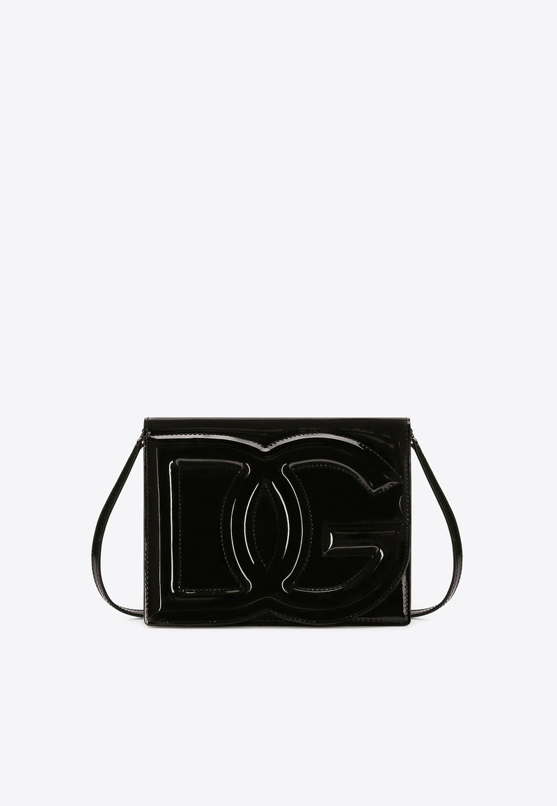 Dolce & Gabbana DG Logo Patent Leather Crossbody Bag Bags Color