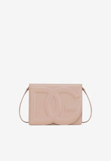 Dolce & Gabbana DG Logo Crossbody Bag in Calf Leather Blush BB7287 AW576 80402