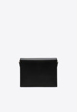 Dolce & Gabbana DG Logo Calf Leather Crossbody Bag Black BB7287AW576/P_DOLCE-80999