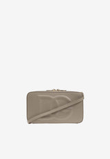 Dolce & Gabbana Small DG Logo Leather Camera Bag Beige BB7289 AW576 8I399