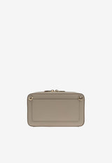 Dolce & Gabbana Small DG Logo Leather Camera Bag Beige BB7289 AW576 8I399