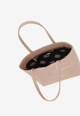 Dolce & Gabbana Small DG Logo Tote Bag in Calf Leather Blush BB7337 AW576 80402