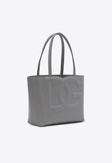 Dolce & Gabbana Small DG Logo Tote Bag in Calf Leather Bags Color