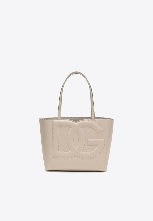 Dolce & Gabbana Logo-Embossed Leather Tote Bag BB7337AW576/O_DOLCE-80004