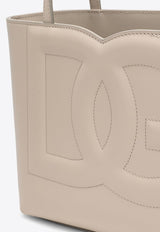 Dolce & Gabbana Logo-Embossed Leather Tote Bag BB7337AW576/O_DOLCE-80004