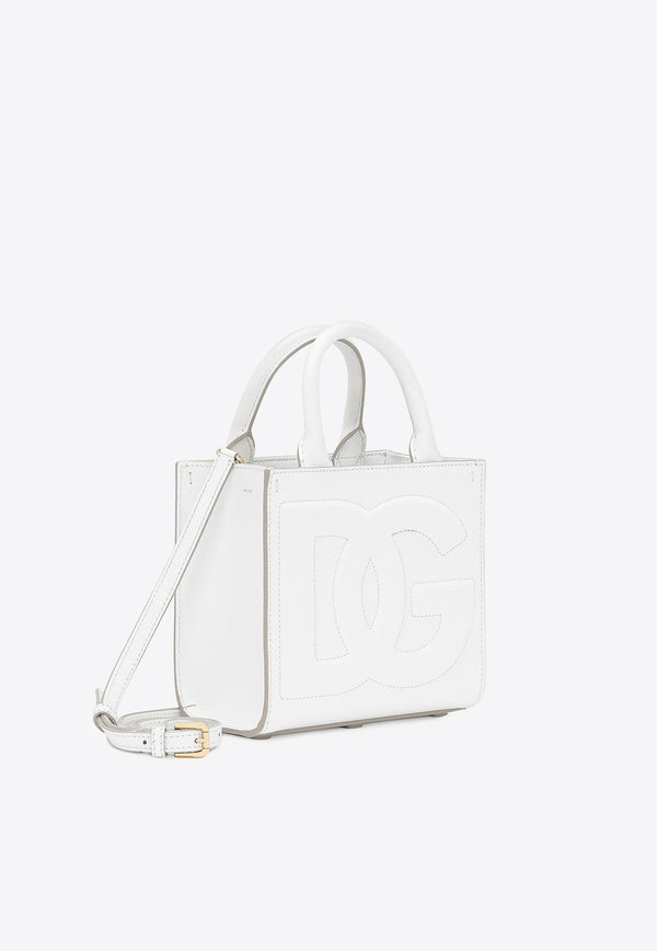 Dolce & Gabbana Mini DG Logo Daily Calf Leather Tote Bag Bags Color