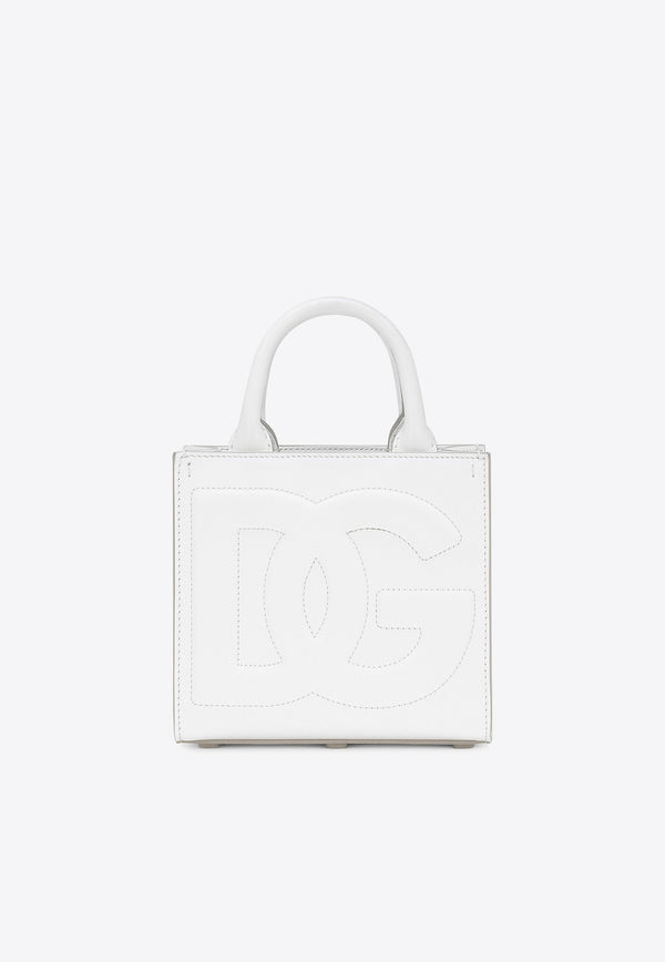 Dolce & Gabbana Mini DG Logo Daily Calf Leather Tote Bag Bags Color