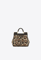 Dolce & Gabbana Mini Sicily Leopard Print Top Handle Bag Bags Color
